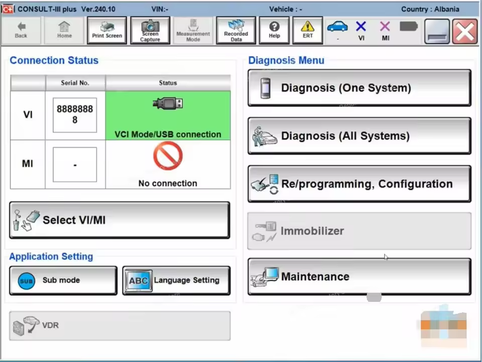 2024 Nissan Consult III Plus Consult 3 Plus Consult3 V241 Diagnostic Software 226 Offline Programming