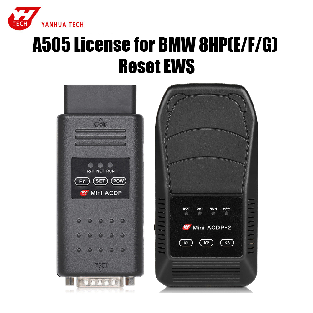 Yanhua A505 License for BMW 8HP(E/F/G) Reset EWS Data via Bench Mode Working with Yanhua ACDP Module 11/ 19/ 36