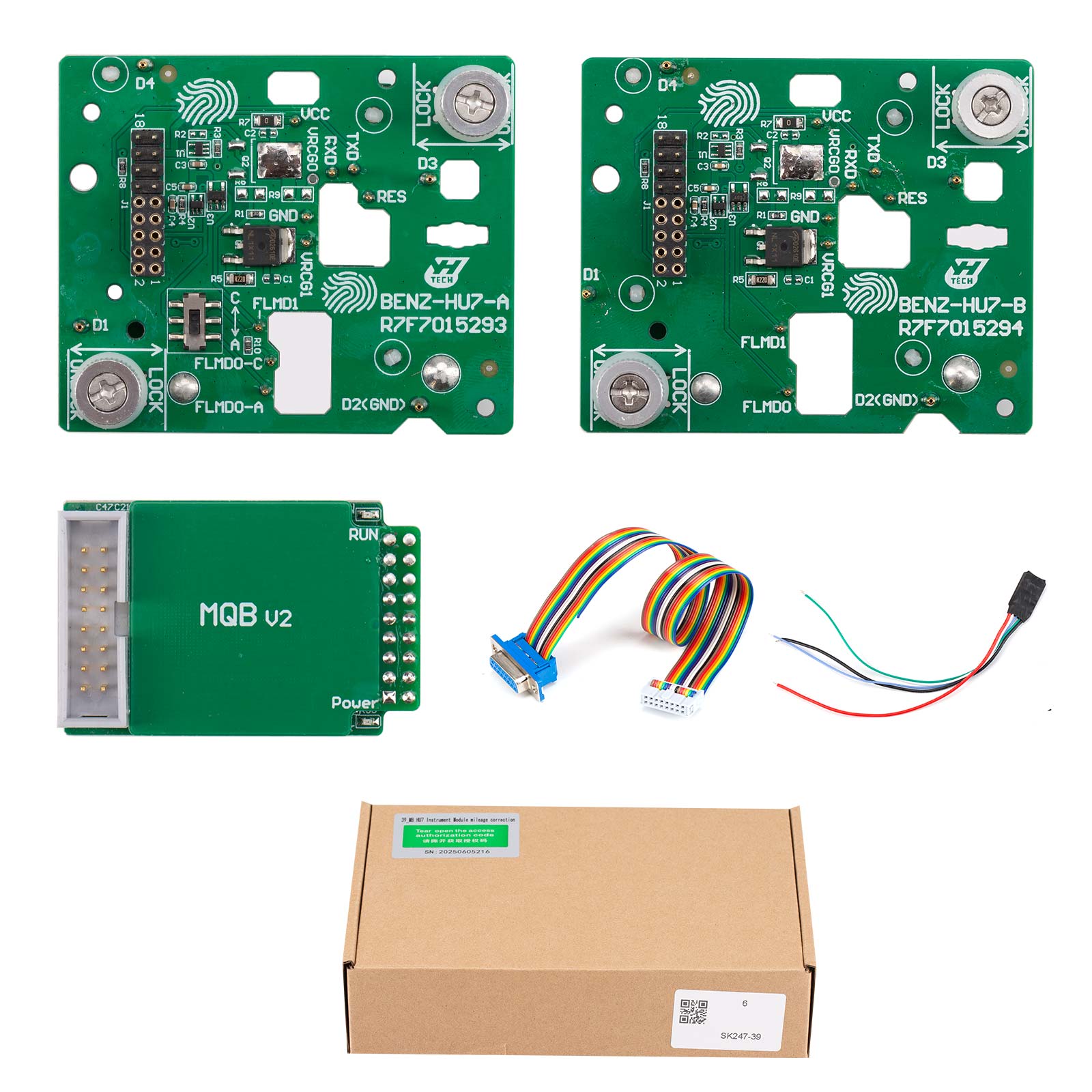 Module 39 with License A105 for Benz A206 A223 A177 MB HU7 Instrument R7F7015923/ R7F7015924 Mileage Correction