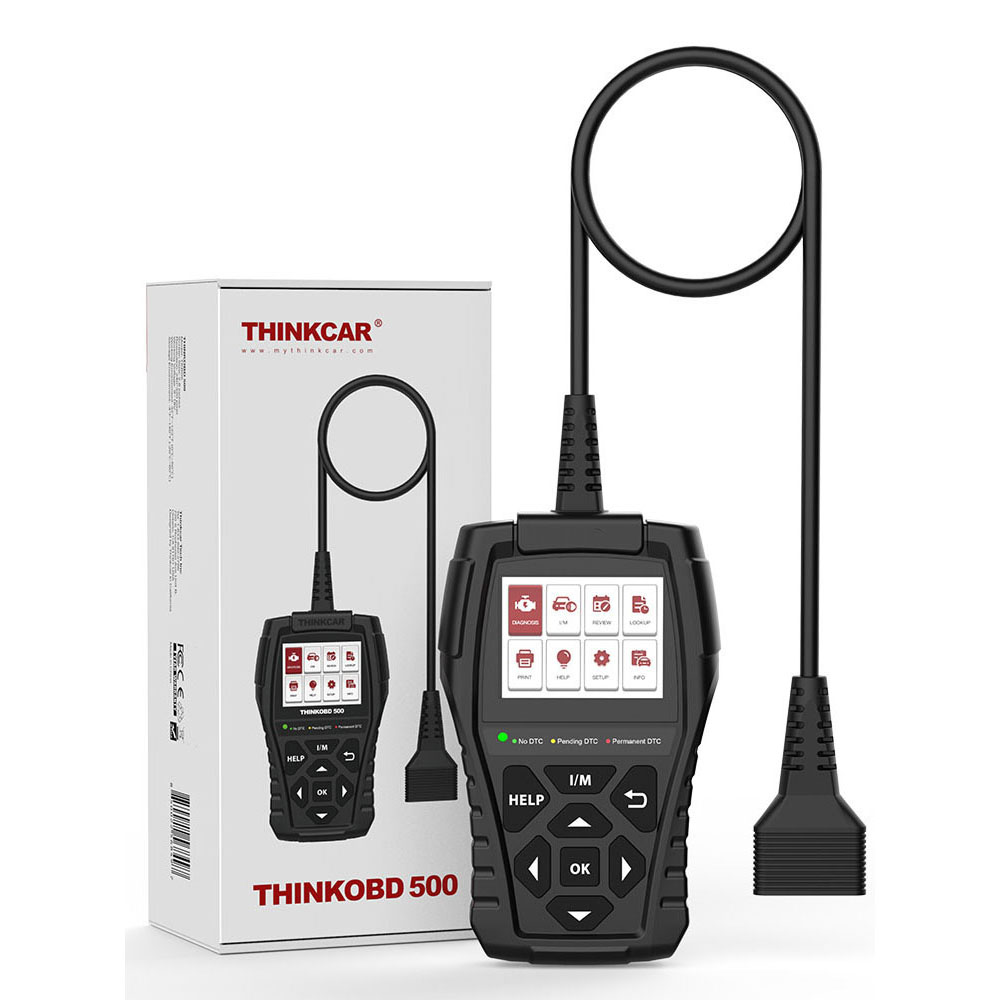THINKCAR THINKOBD 500 OBD2 Scanner On-Board Diagnostic Tool Full OBDIIEOBD Code Reader Car Check Engine Lifetime Free Upgrade