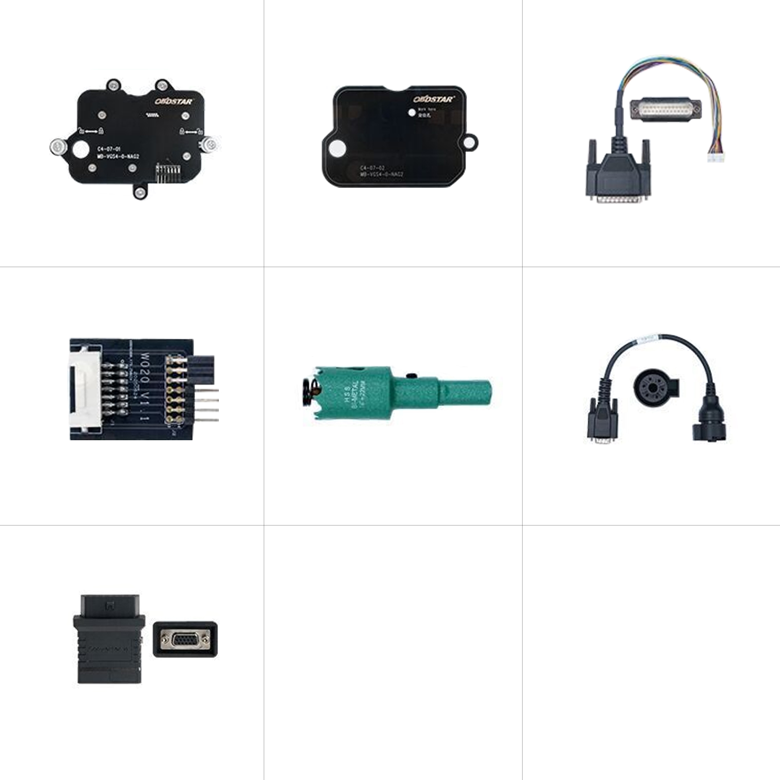 2025 OBDSTAR C4-07(MB-VGS4-0-NAG2) Adapter Kit Full Configuration Included TCM-012 and Converter V2 Adapter For OBDSTAR X300 Classic G3 / DC706