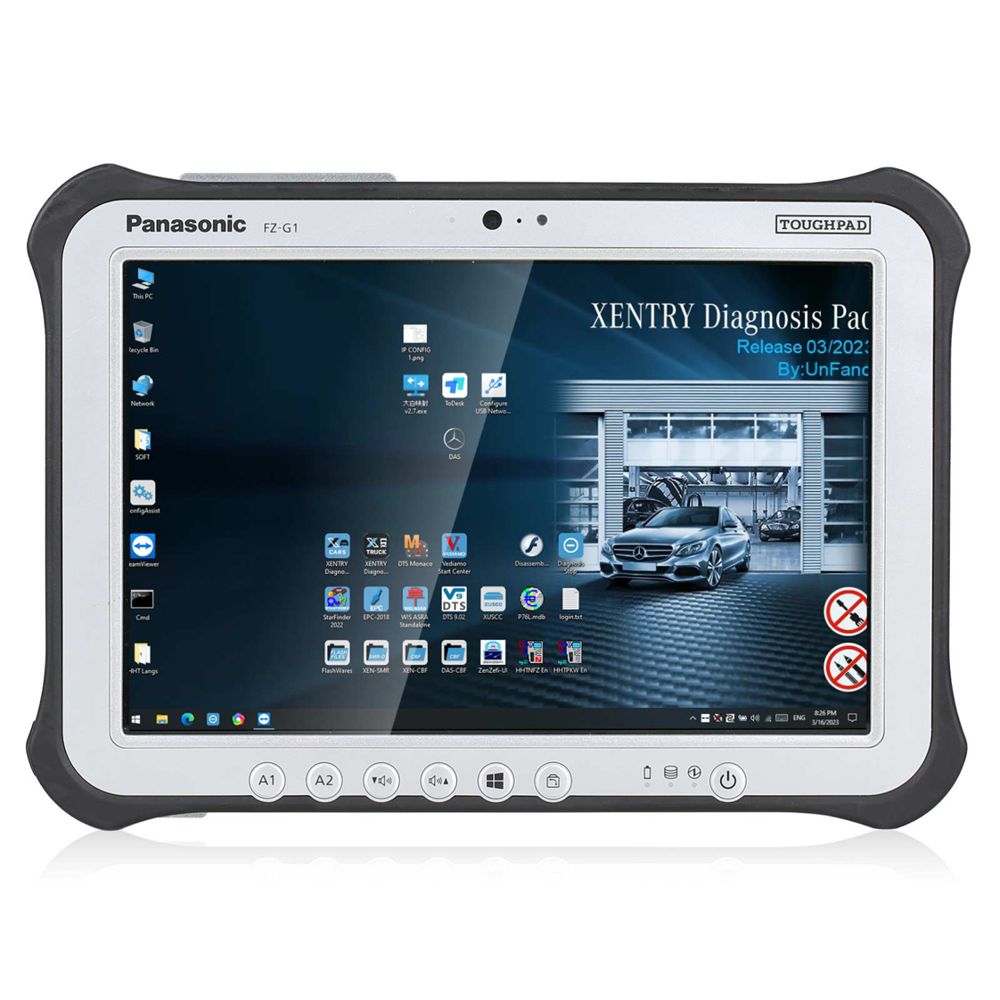 2025 GAC GRADE-X Diagnostic & ECU Programming Software One Year Access Online Version Plus Panasonic FZ-G1 Tablte Ready to Use