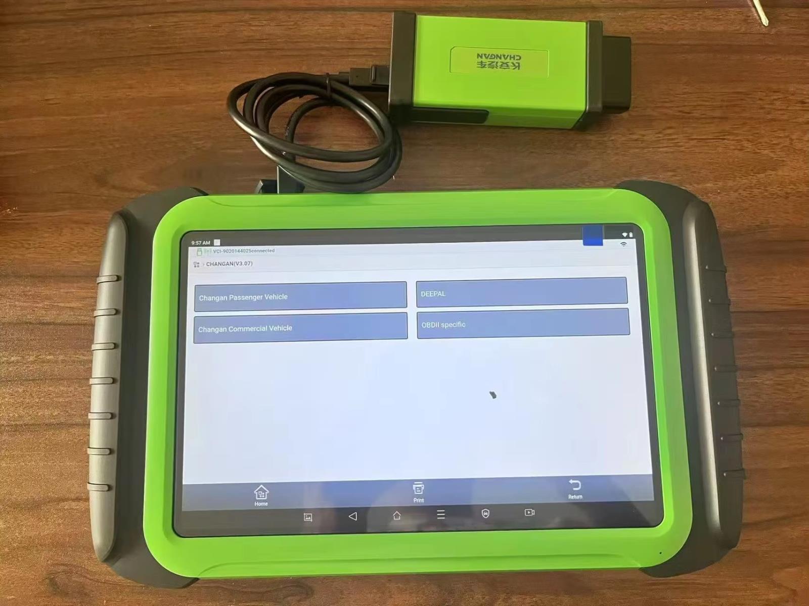 Original CHANGAN Car Computer Decoder Fault Detection Diagnostic Instrument CHANGAN Diagnosis PAD BOSCH KT710 Support Online ECU Programming