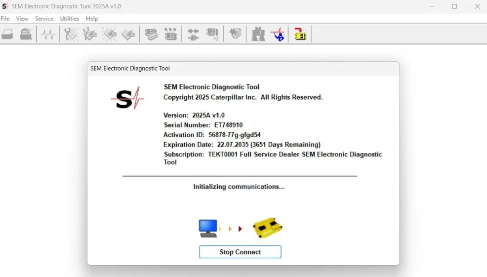 2025A SEM Electronic Diagnostic Tool 2025A SEM EDT