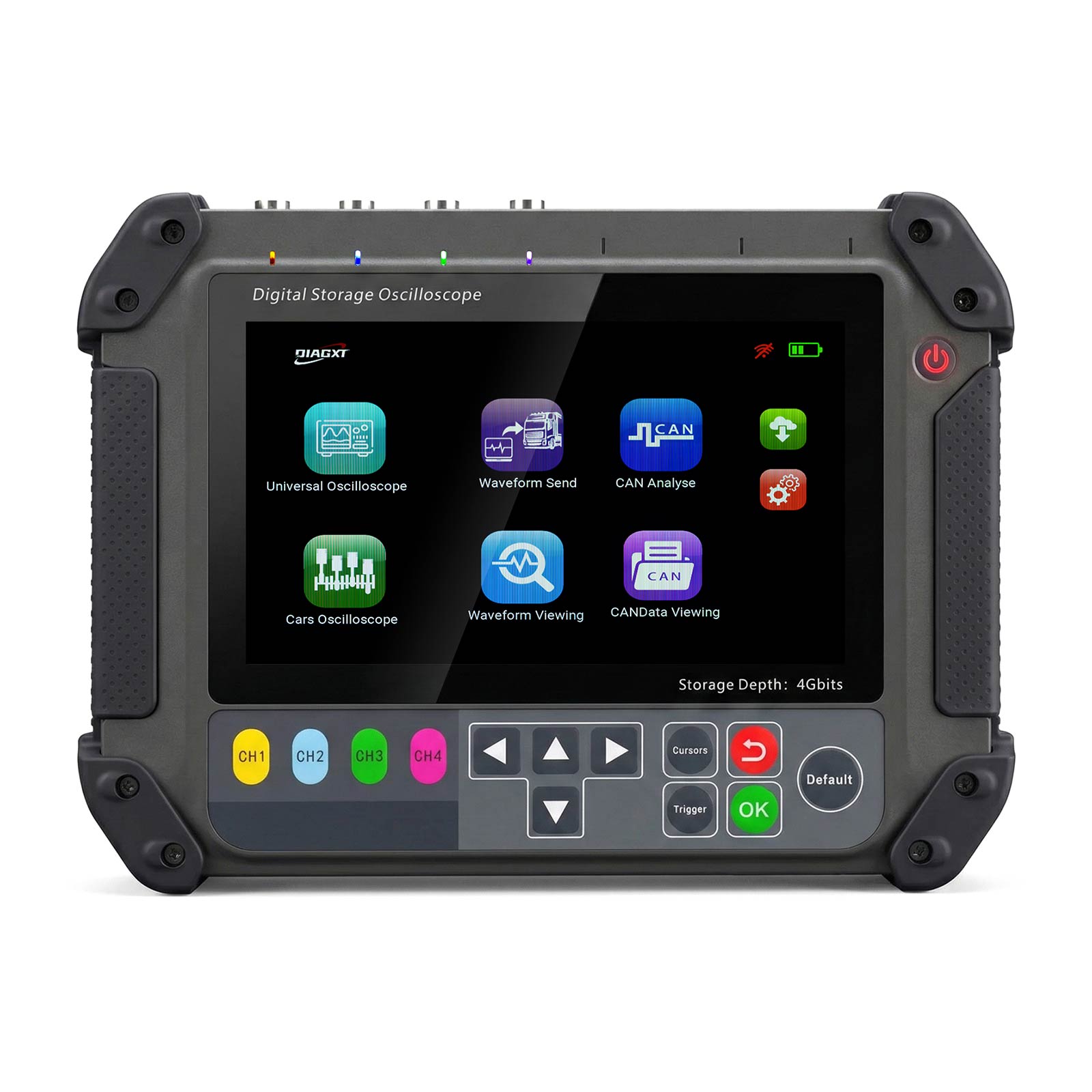 DIAGXT T80 Universal Oscilloscope & Automotive Oscilloscope, Store, Parse, Modify, Send CAN Bus Data, Beginner-friendly with 4G Memory