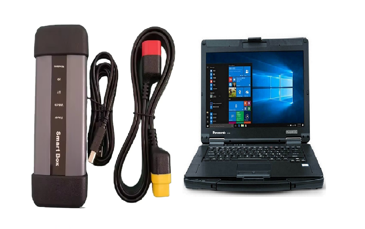 Second Hand Geely G-ADS Diagnostic VCI  Diagnostic Tool for Geely With 2019 Geely GIDA Offline Offline Software Plus Panasonic CF54 Laptop Ready to Use