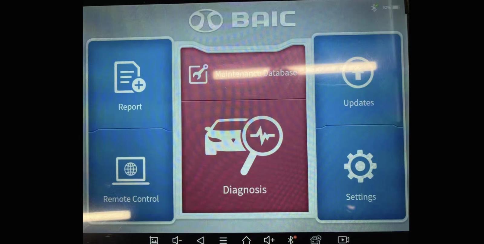Original BAIC Car Diagnostic Scanner Support Online ECU Programming Key Matching for BAIC New Energy EV and Gasoline Vehicles With Offical online account