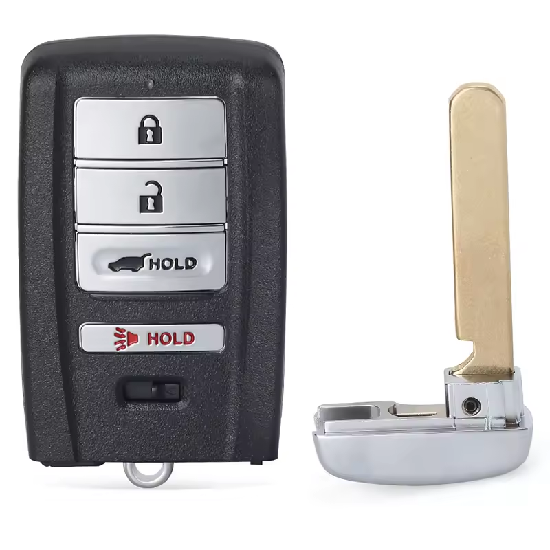 Smart Remote Car Key With 4 Buttons 315MHz 433MHz ID47 Chip Fob for Acura TLX ILX RLX 2015-2023 FCC# KR5V1X KR5V2X KR5T21
