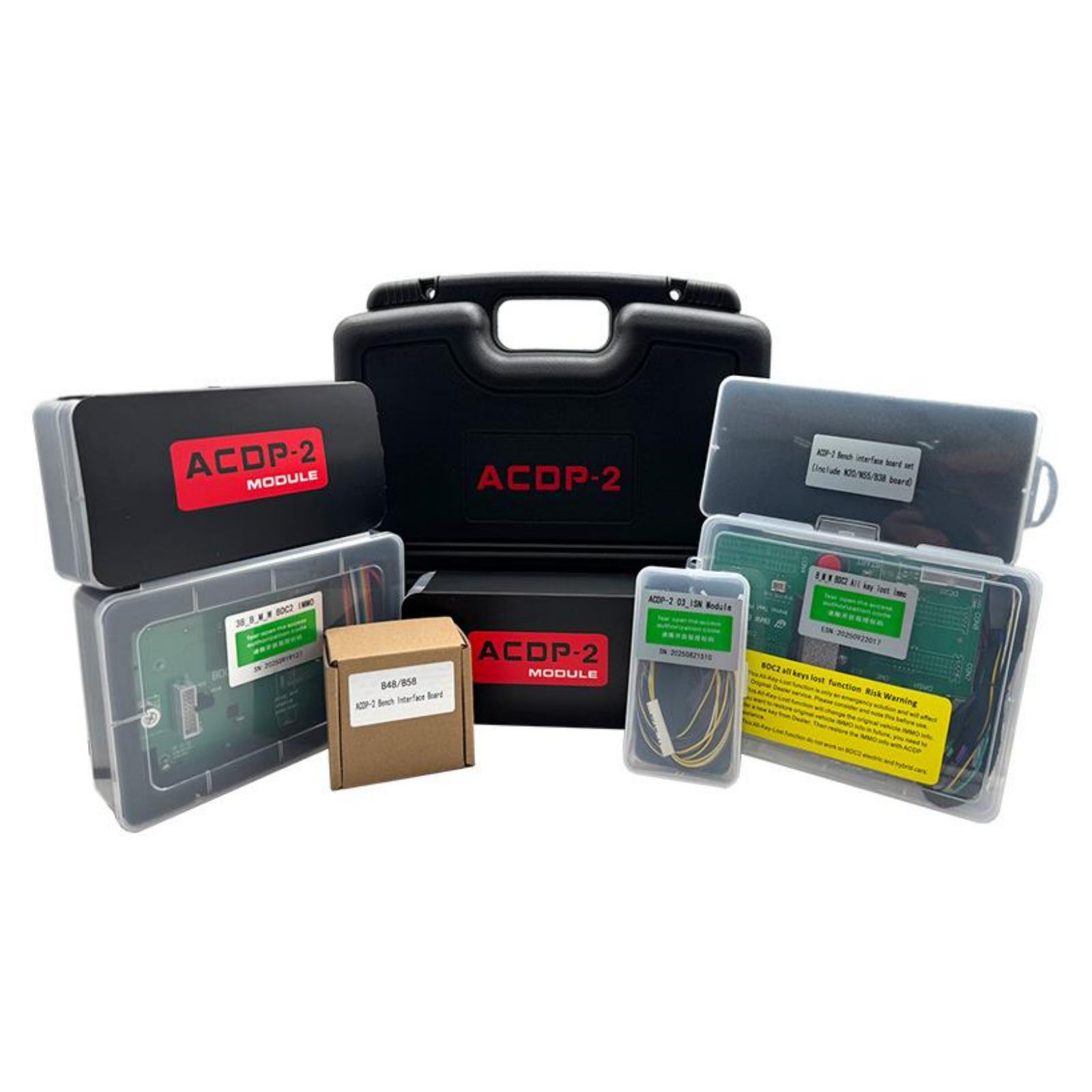 2026 Yanhua ACDP-2 BMW IMMO Package with Module 1/2/3/31/38 + License + BDC2 Platform + B48/N20/N55/B38 Bench Interface Board + BDC3 BCP Board