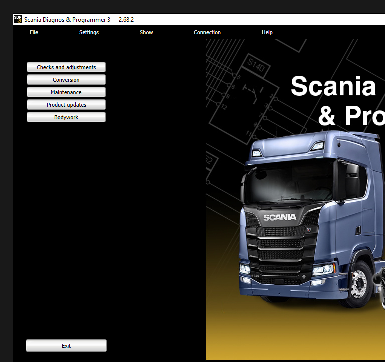 2025.11 Scania diagnostic programming software scania SDP3 2.68.2 For VCI3