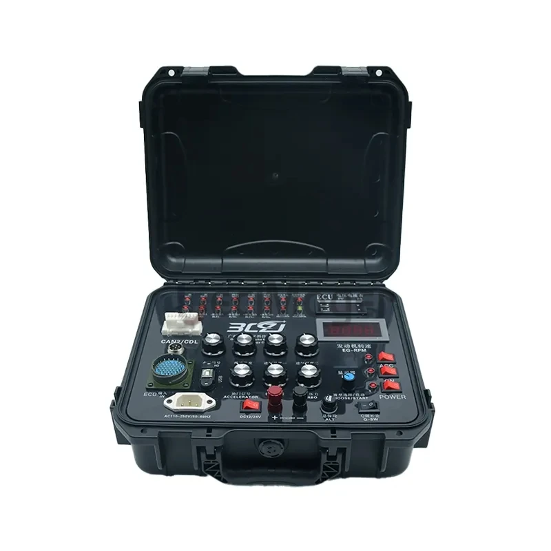 Multi Functional Diesel Engine ECM Test Bench For Cummins Caterpillar Volvo Isuzu Doosan Controller Unit Module With Two Cables