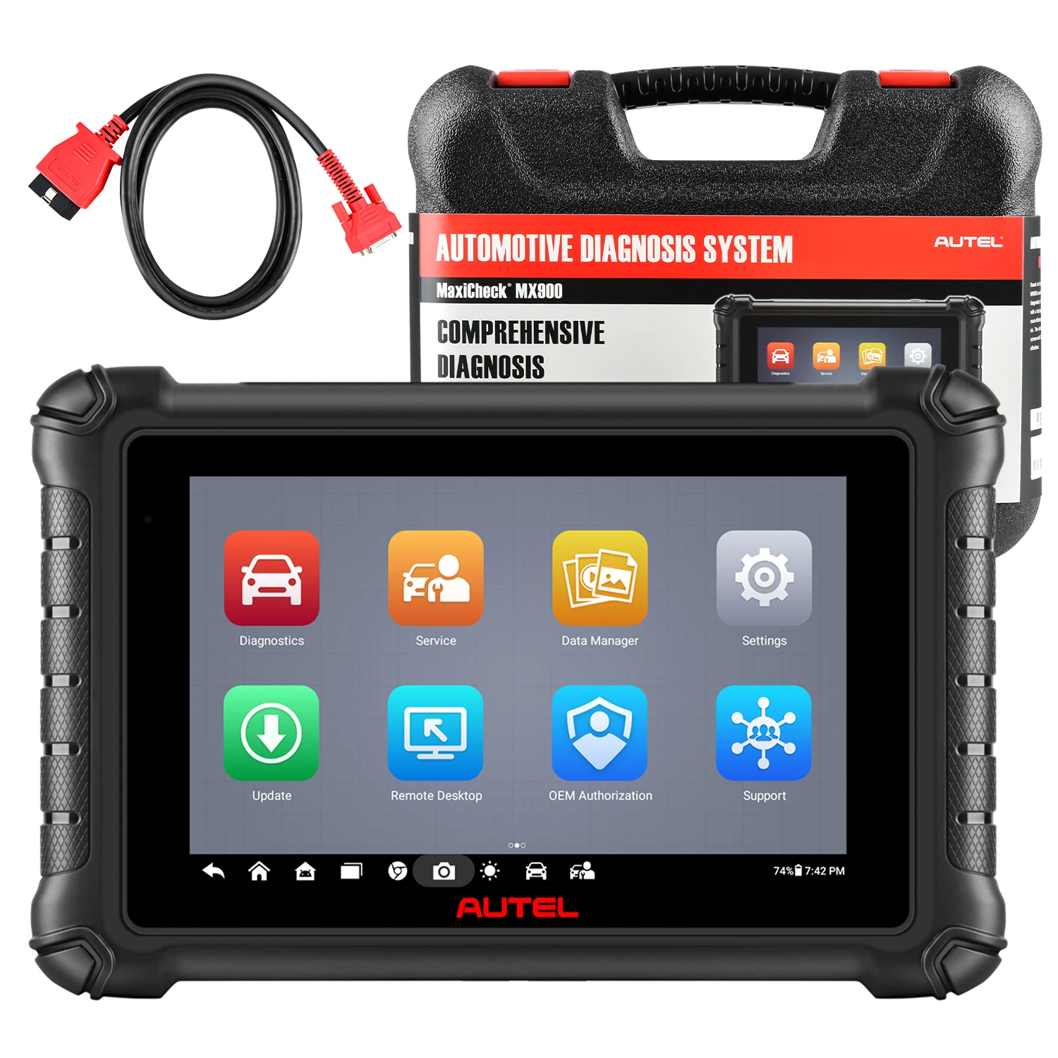 Autel Scanner MaxiCheck MX900 Diagnostic Tool CAN FD/DoIP Bidirectional OBD2 Scanner Auto Scan Tools Pre & Post Scan Upgraded of MX808S MK900