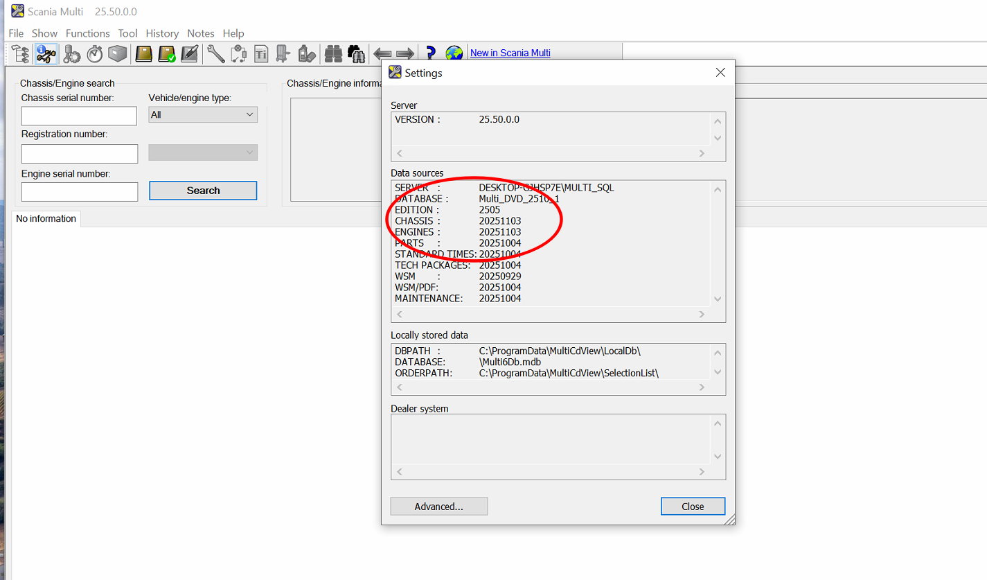 2025.11 Multi Spare Parts Catalog & Service Information For Scania