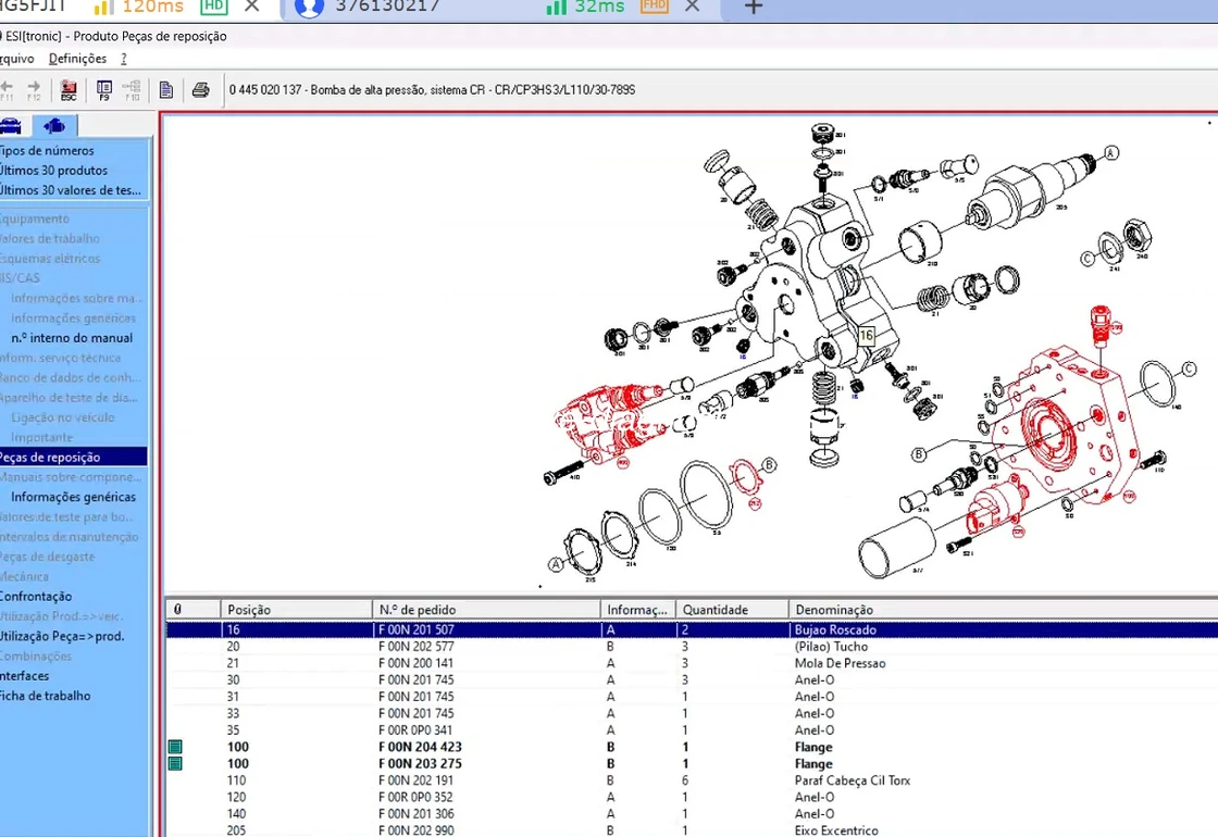 2020 Bosch ESI Spare Parts Catalog