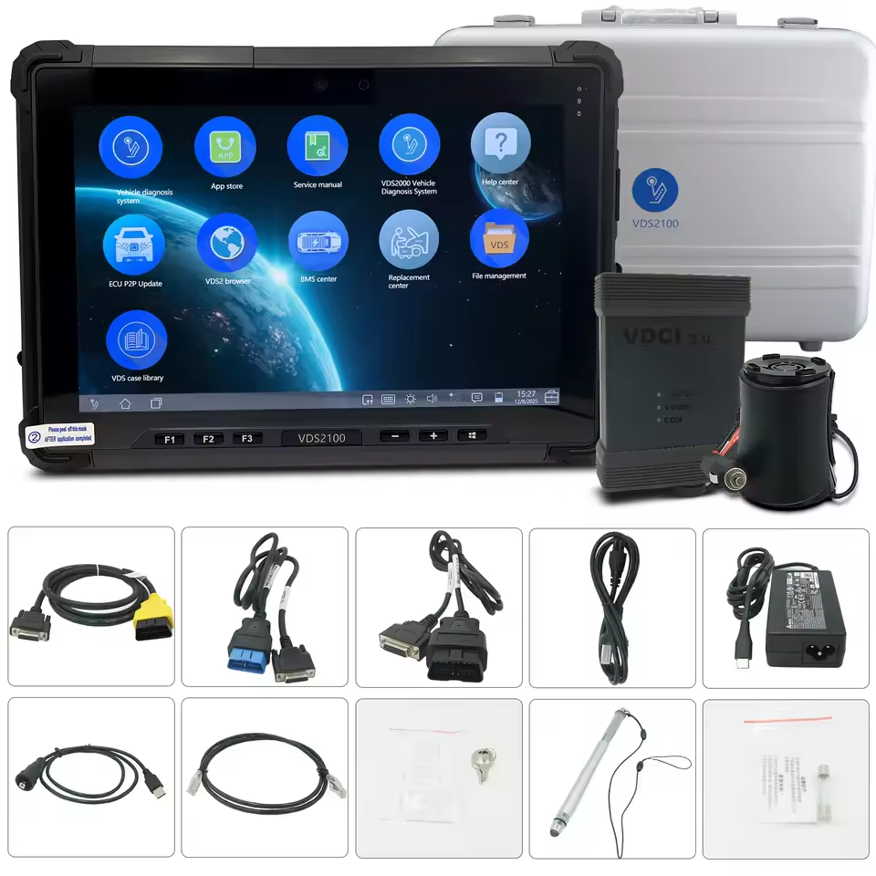 Genuine BYD VDS2100 Diagnostic Scanner for BYD Petrol EV Cars Trucks Buses Support NFC Card Programming Key Matching ECU Programming