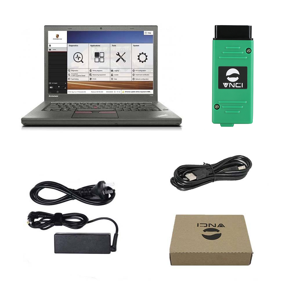 2026 VNCI Diagnostic Scanner for JLR DOIP Jaguar Land Rover Supports SDD Pathfinder Plus LENOVO T450 Laptop I7 Ready to Use