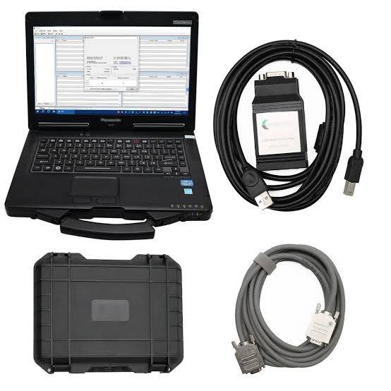 Heavy Duty Machine Scanner for Heinzmann Diagnostic Tools Electronic Fault Detector Generator-HYNZMAN Detector Plus Panasonic CF53 Laptop Ready to Use