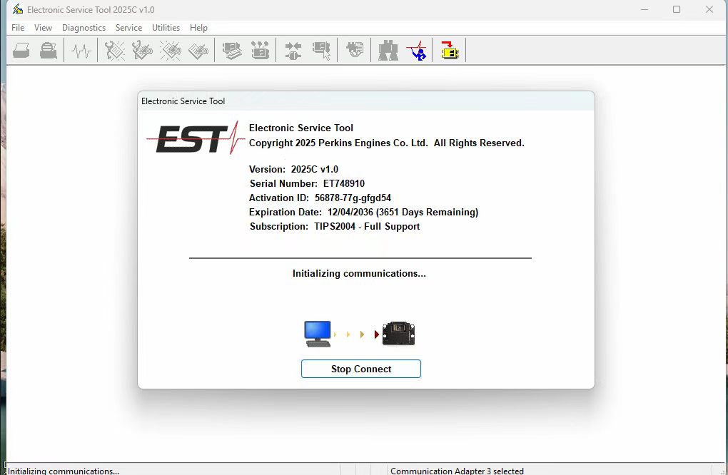 2025.09 PERKINS EST 2025C Electronic Service Software + One PC Activation