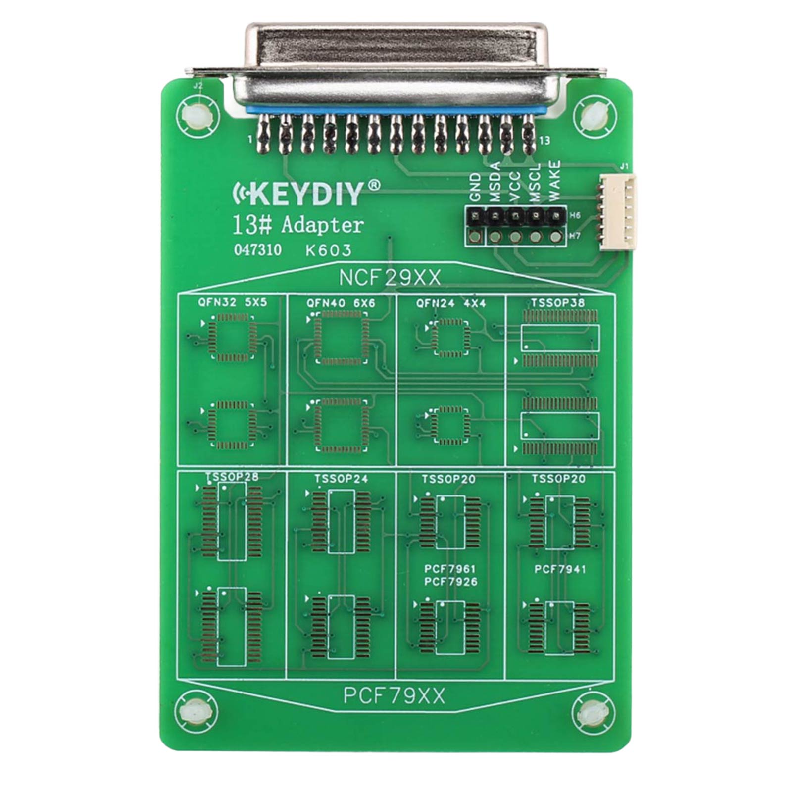 2026 KEYDIY 13# Remote Chip Reading Adapter for Reading Chip Data from Water-damaged or Broken 5C & 5D Keys