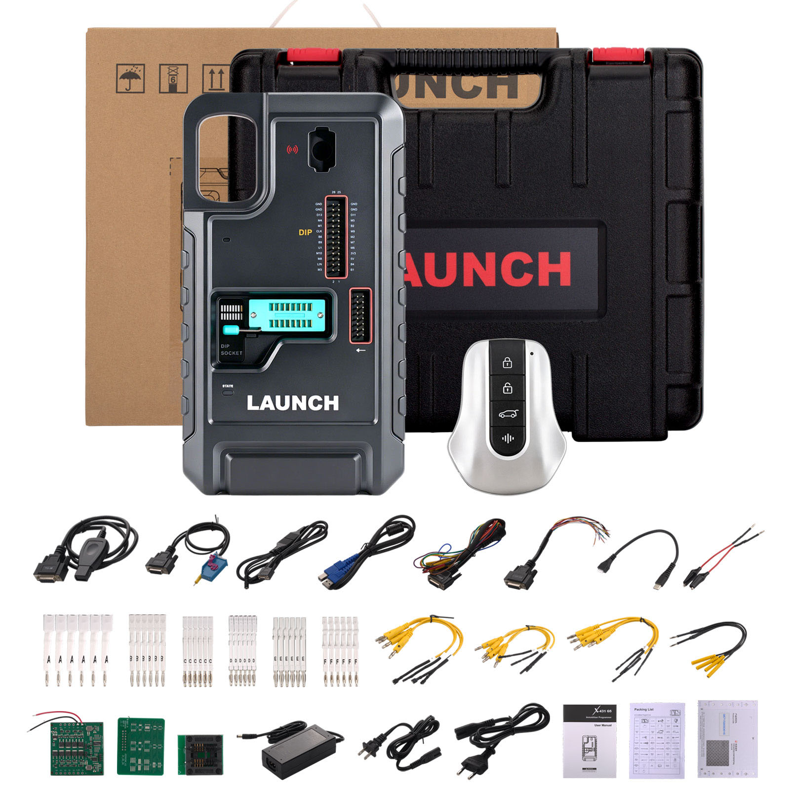 2026 LAUNCH X-431 G5 PROG5 3-in-1 IMMO Programmer for European Vehicles Support Key Matching/ Programming ECU/TCU Cloning & Writing Upgrade of XPROG3
