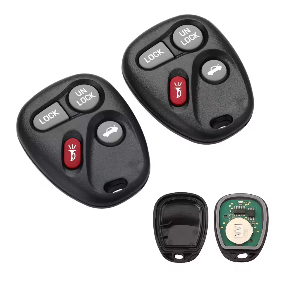4 Buttons 315MHz Remote Car Key Fob ABO1502T Fit for Chevrolet Malibu Express Lumina GMC Sierra Sonoma Cadillac Pontiac Firebird