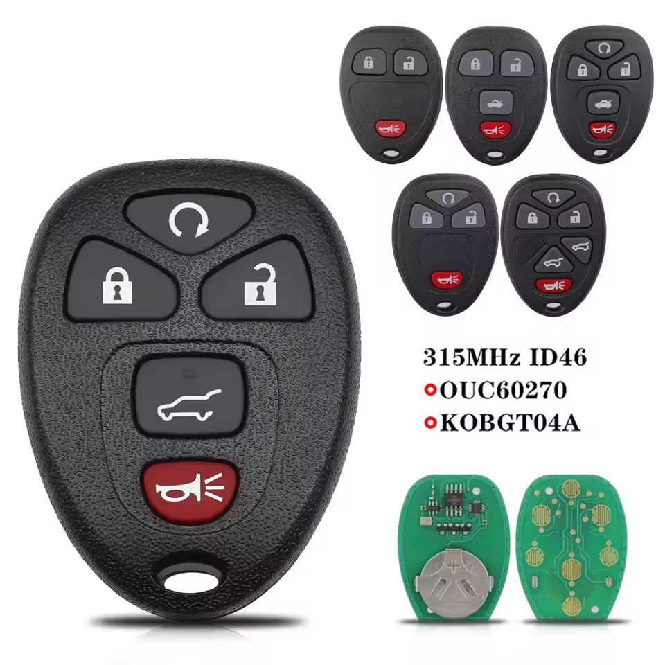 433/315Mhz OUC60270 OUC60221 Remote Control Entry Car Key Fob for Buick for Chevrolet Cadillac GMC Saturn Tahoe Traverse Yukon