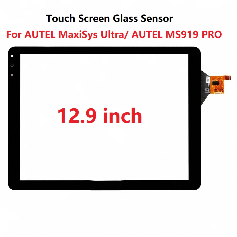 12.9 Inch New Digitizer Touch Screen Glass Sensor For AUTEL MaxiSys Ultra/ AUTEL MS919 PRO Touch Sensor Auto Scanner