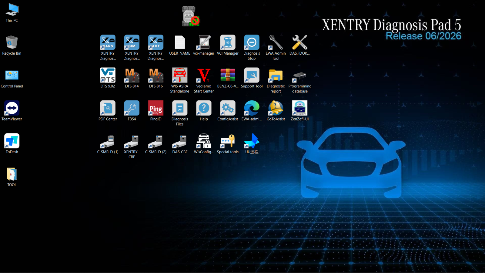 Newest 2026.06 Xentry Vediamo DTS Monaco WIS EPC Starfinder for MB STAR C6 Car Truck Scanner Tool Online Install