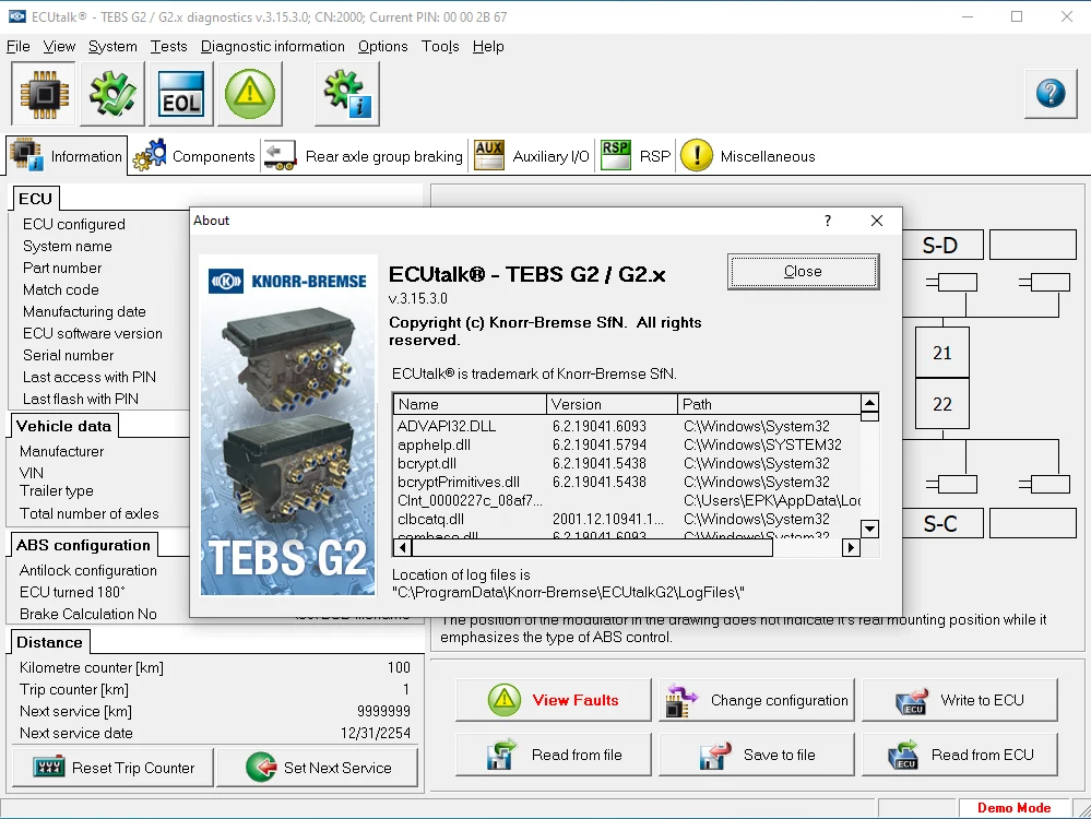 2025.07 KNORR-BREMSE DIAGNOSTICS SYSTEMS (3.15.3.0)